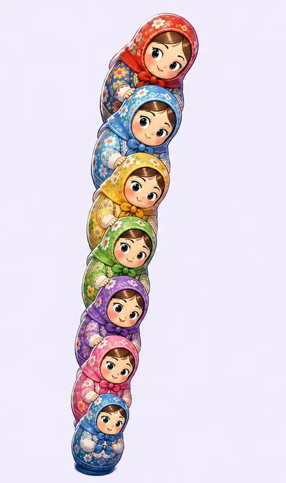 Nestlyra dolls watching while you type